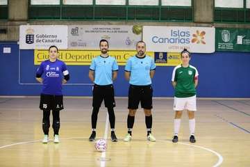  El Teldeportivo se impone al Leganés B en medio de la calima/TA.